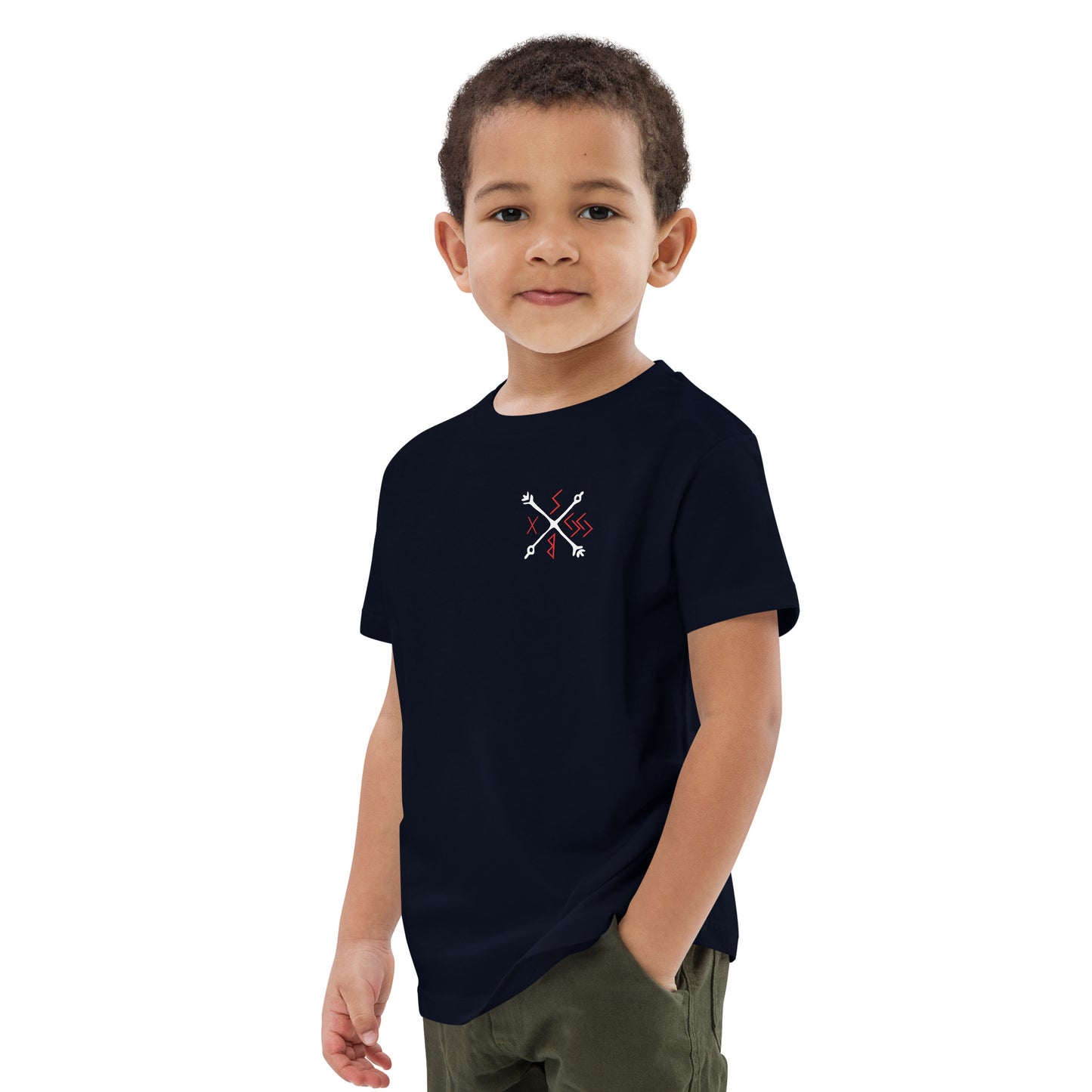 Runen Team PJJ Logo T-Shirt für Kinder