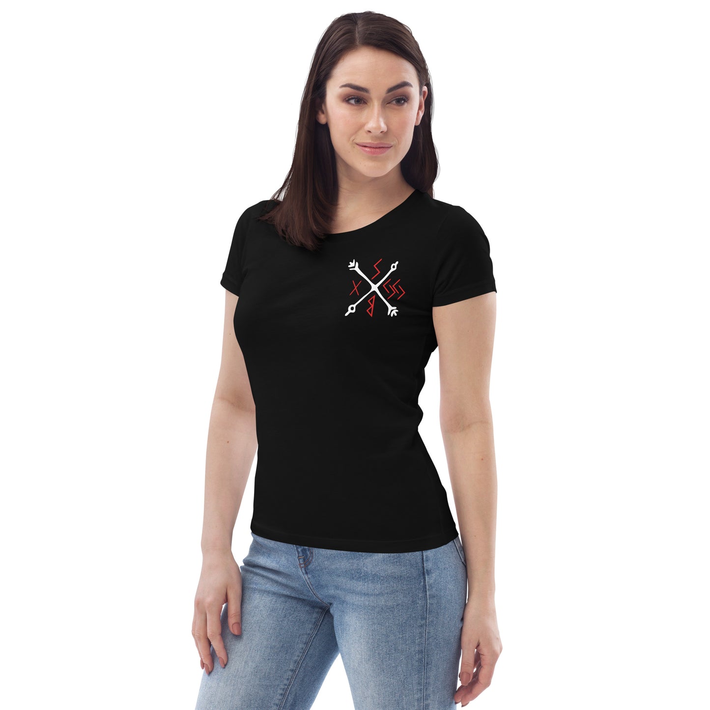 Runen Team PJJ Logo T-Shirt für Damen