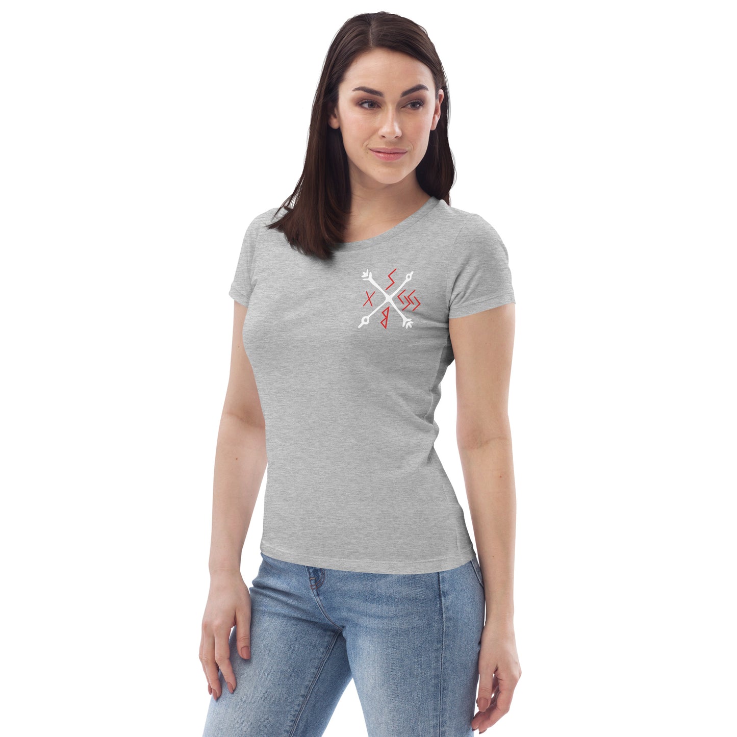 Runen Team PJJ Logo T-Shirt für Damen